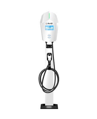 محطة شحن للسيارات الكهربائية AC 240V كومة شحن للسيارات الكهربائية مع مفتاح بطاقة RFID درجة حرارة التشغيل من -30 °C إلى +50 °C