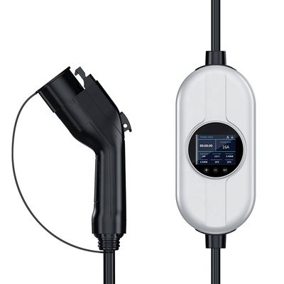 نوع 1 شاحن EV EVSE المحمول للمنزل 50Hz 60Hz متوافق مع Rohs