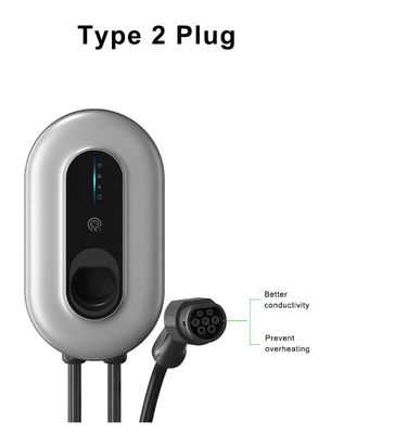 ODM CCS كومة شاحن EVSE EV سريعة مع كابل Mennekes Type 2 5M